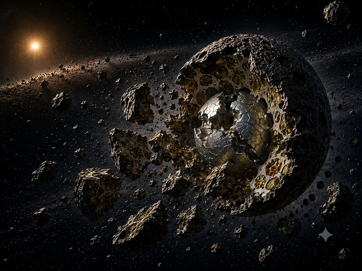完全に分化した小惑星由来の隕石